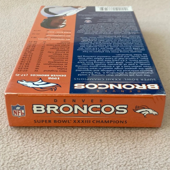 Vintage Denver Broncos Super Bowl XXXIII 1999 VHS Video Tape-ORIGINAL PACKAGING! - Picture 5 of 6